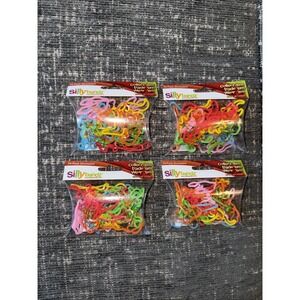 3 Packs Silly Bandz Elastic Silicone Bracelets DINOSAURS shaped Bands , 24/pack